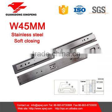 45MM stainless soft closing slide