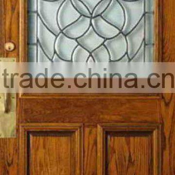 Glass Inserts Interior Wood Doors Design DJ-S5335M-1