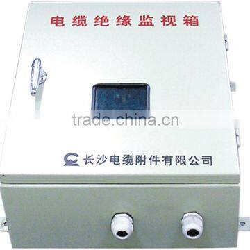 Sheath insulation box with monitor/cable earth loop monitring box