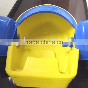 plastic toy boat blow molded