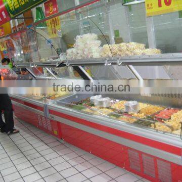 Supermarket Front Opened Deli Display Cabinet