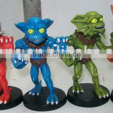 Polyresin game action figurines