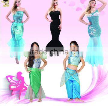 Halloween Carnival party princess mermaid mascot party costumes