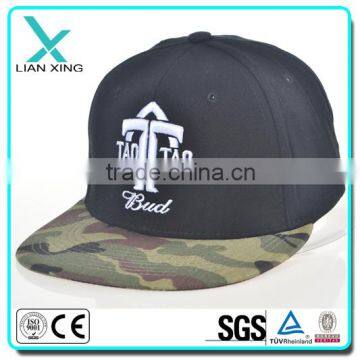 Camo Promotional cheap snapback caps/hats/flat brim hats