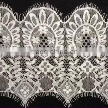 manufacturers supply white eyelash lace trim in lace