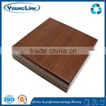 luxury 4 compartment wood tea box