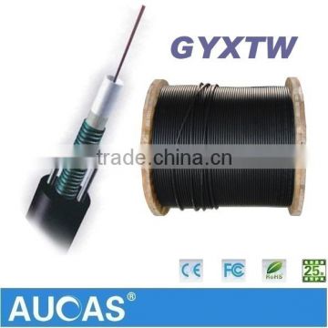 Outdoor Central Tube Filled Steel-PE 12 Core Single Mode GYXTW Fiber Optic Cable