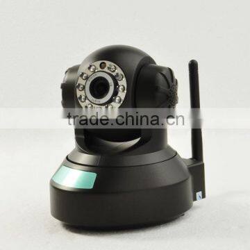 Wide angle network IP camera with P2P technology Support Iphone and Android mobile video reviewing TF card slot