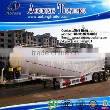 Juyuan Vehicle 45cbm bulk cement semi trailer germany or american type suspension payload 55t