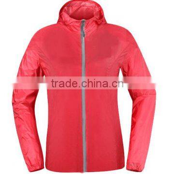 Outdoor lightweight nylon women windbreaker