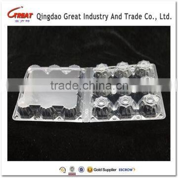 PET Disposable Plastic Eggs Container Plastic Quail Egg Container 12 Acounts Quality Choice photo-4