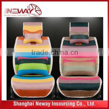 rainbow car seat cover / waterproof oxford car seat cover