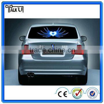 Colorful flashing led Car Sticker music rhythm lamp, luminous voice activated el panel car light car equalizer stickers