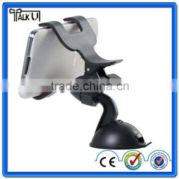 Handfree Double Clip Car Cell Phone Clip Bracket for Sumsung GPS, Windshield Suction Car Phone Clip Bracket photo-3