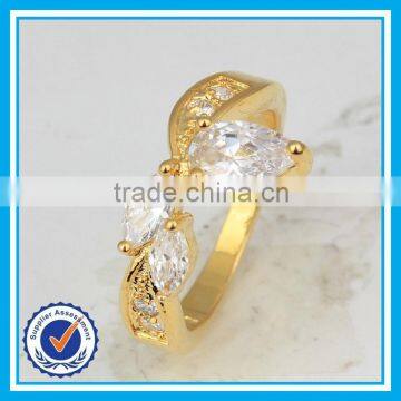 Fashion wedding rings american diamond cz imitation jewellery