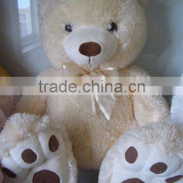 Teddy Bear Plush Toy with ribbon custom bear plush toy