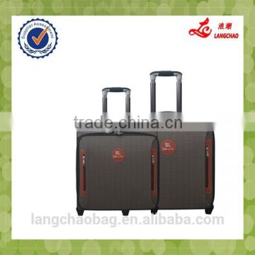 Popular Design Business Type Material Aluminum Trolley Light Weight Real Push Trolley Boarding Luggage