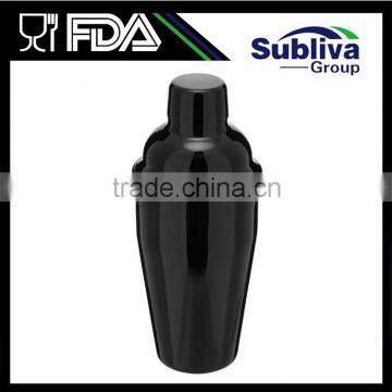 Manufacturer 350ml Deluxe Mill - black Cocktail Shaker With Powder Coated