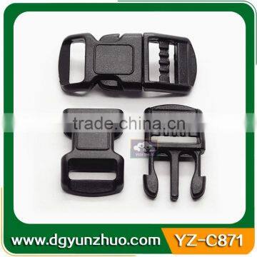 Wholesale plastic side release buckles for 10mm webbing, side release plastic buckles