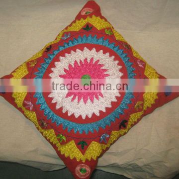 ANTIQUE SUZANI PILLOW COVERS