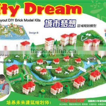 District Model Toy Kits building model