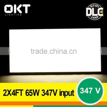 For Canada market 2x4ft UL cUL 347v led panel light 63w delivers 6300lm