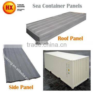 Container corrugated panel side panel roof panel