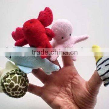 Factory direct sale promotion animal finger puppet