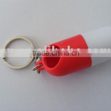 plastic Pill box with key chain