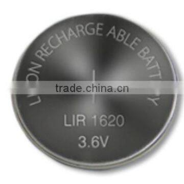 Li-ion 3.6V LIR1632 button battery for bluetooth Eunicell manufacturer