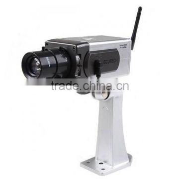 CCTV DVR Surveillance camera IR Simulation waterproof dummy wireless Camera Motorized Box Camera with Switchable On/Off LED