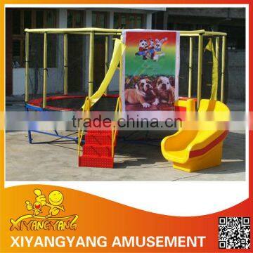 Latest amusement park high quality trampoline for sale