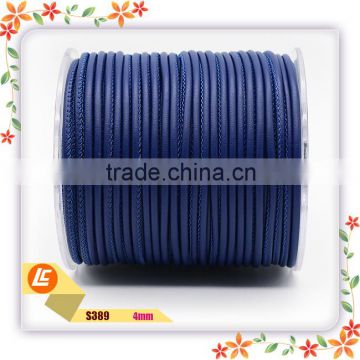 3mm Nappa Round Stitched Leather Cord