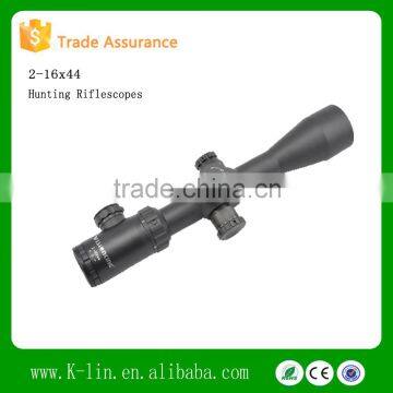 2-16x44 Laser Rifle Scope ,Windage&Elevation Adjustment Hunting