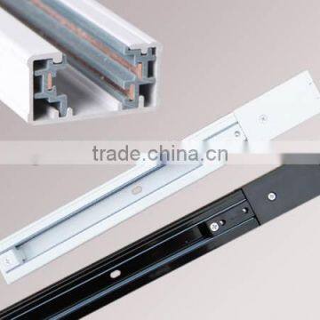 luminaire Aluminum guide rails 3 lines led track rail- 1meter/1.5M/2M/3M available,white/siliver/black for option