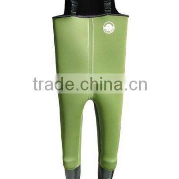 NEW WADERS AT REDUCED PRICES Olive Chest Wader with Knee Pads GREEN NEOPRENE WADER