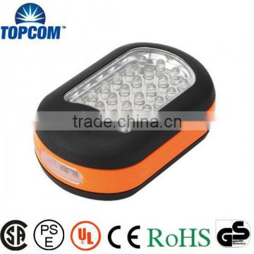 3*AAA battery powered 24+3 led work light