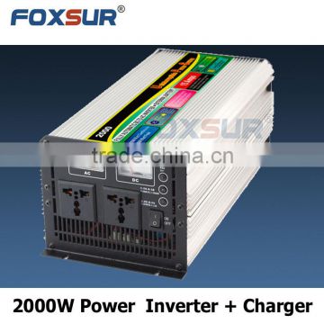 New energy 2000w solar inverter Intelligent power Modified Sine Wave 12V 230V UPS solar inverter with battery charger