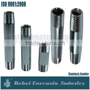 Chromed Carbon Steel Pipe Nipple/Double Threads Pipe Nipple