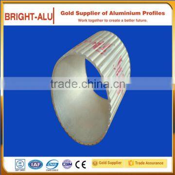 Innovative large diameter aluminum silver pipe for outdoor furniture and building materials profile