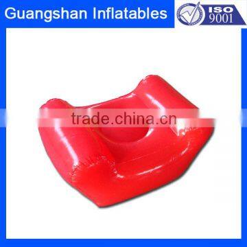 Funiture Plastic Inflatable Couch Sectional Sofa Set With Foot Stool photo-3