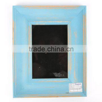 Distressed Blue Finish Wooden Photo Frame