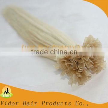 Brazilian High Quality Virgin Remy Keratin V Tip Hair