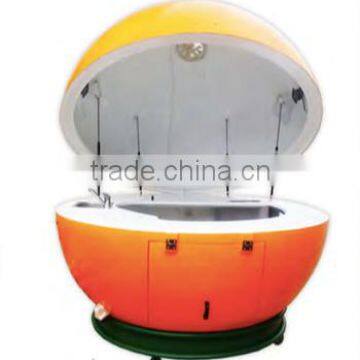 Modern design retail kiosk/ice cream kiosk manufacturer orange kiosk