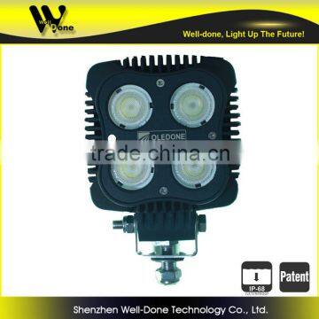 4" 40W mini size super bright Square LED work light