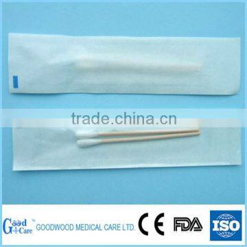 Sterile cotton-tipped applicator
