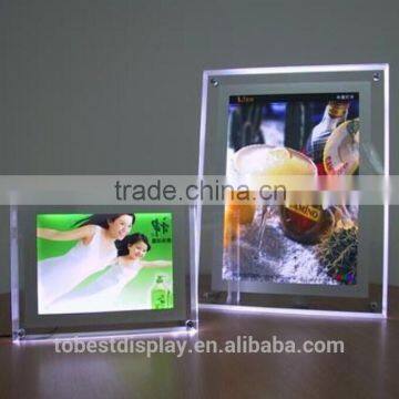 Shenzhen factory made acryllic led display acrylic led light box