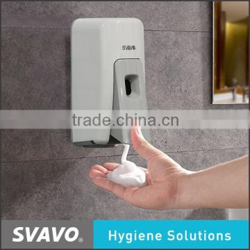 ABS wall mounted refillable hand foam soap dispenser sanitizer dispenser 600ml