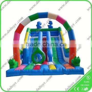 china inflatable slides,Giant dragon slide inflatable, inflatable water park slide