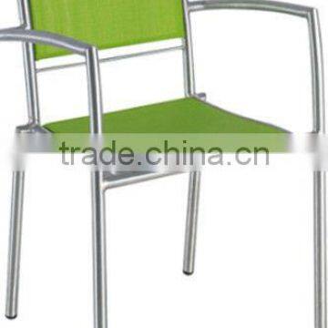 Outdoor waterproof dining tubular stainless chair